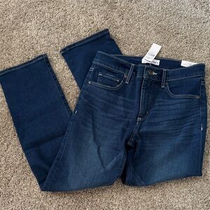Loft The Slim Mid Rise Dark Denim Jeans Size 27 Never Worn New With Tags